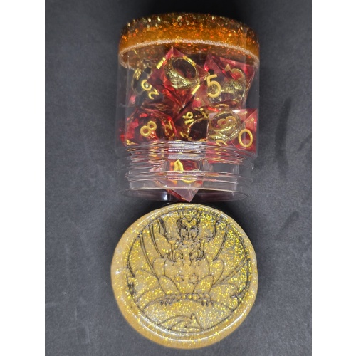 The Ring Rot Premium Würfelset by *startakus*